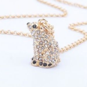 Kate spade poler bear necklace